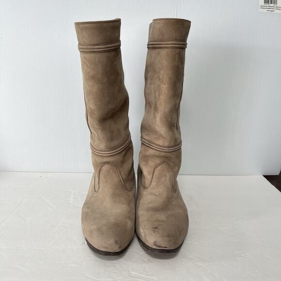 Bota Charra Escaramusa Mujer Women Riding Boots Size 9 Mexican Rodeo Leather - Picture 4 of 10